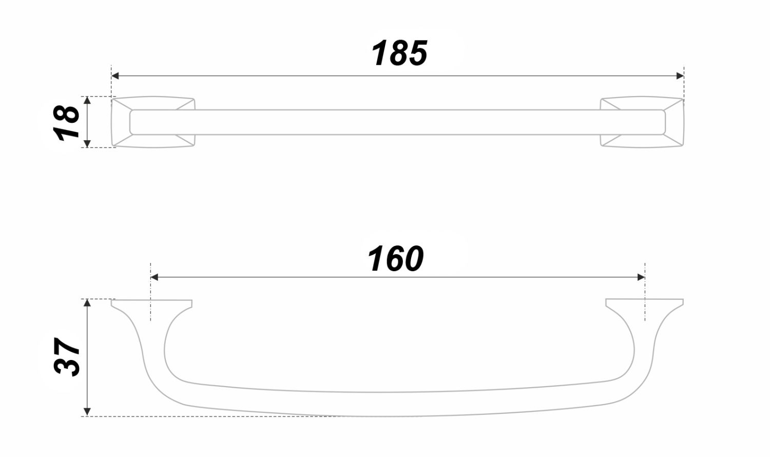 ручка RS289BL.4/160 (20)