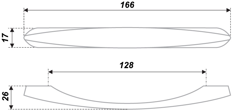 ручка RS269BSN.4/128 (20) П/ЗАКАЗ