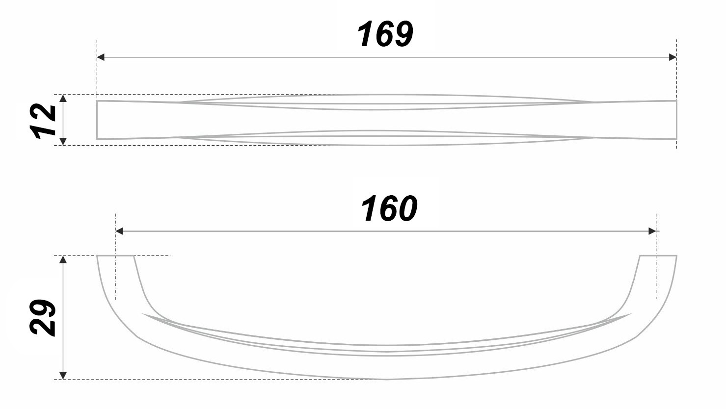 ручка RS443CP.4/160 (40)