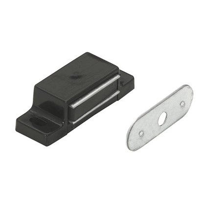 Защёлка магнитная одинарная черная