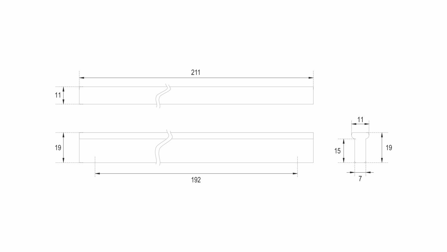 ручка RS066W.4/192 PORT (25)