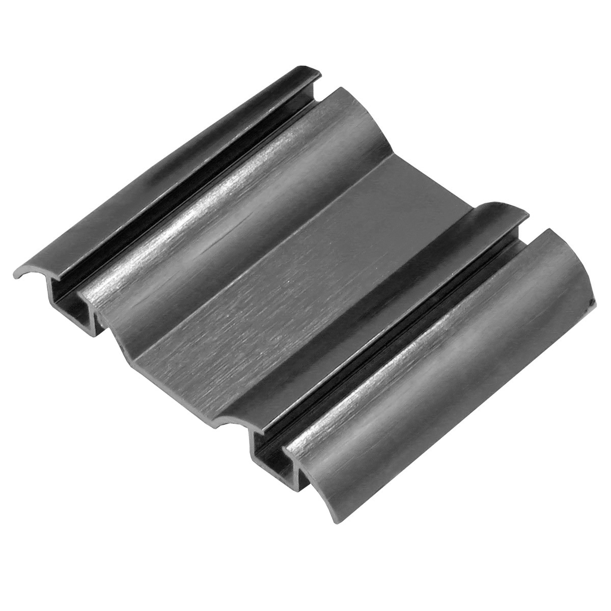 Трек нижний, Графит браш, 2000 мм