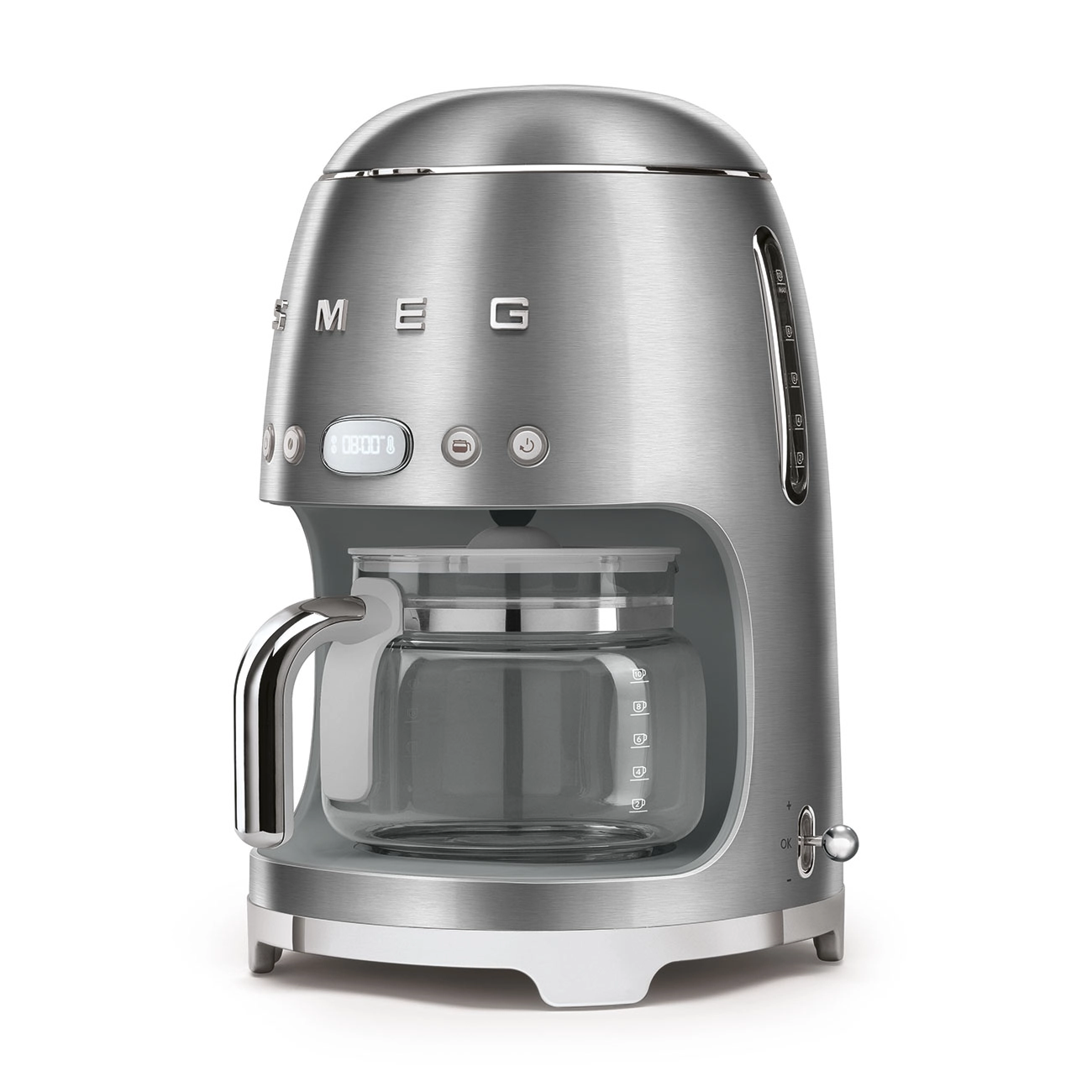 Капельная кофеварка SMEG DCF02SSEU, нержавеющая сталь матовая