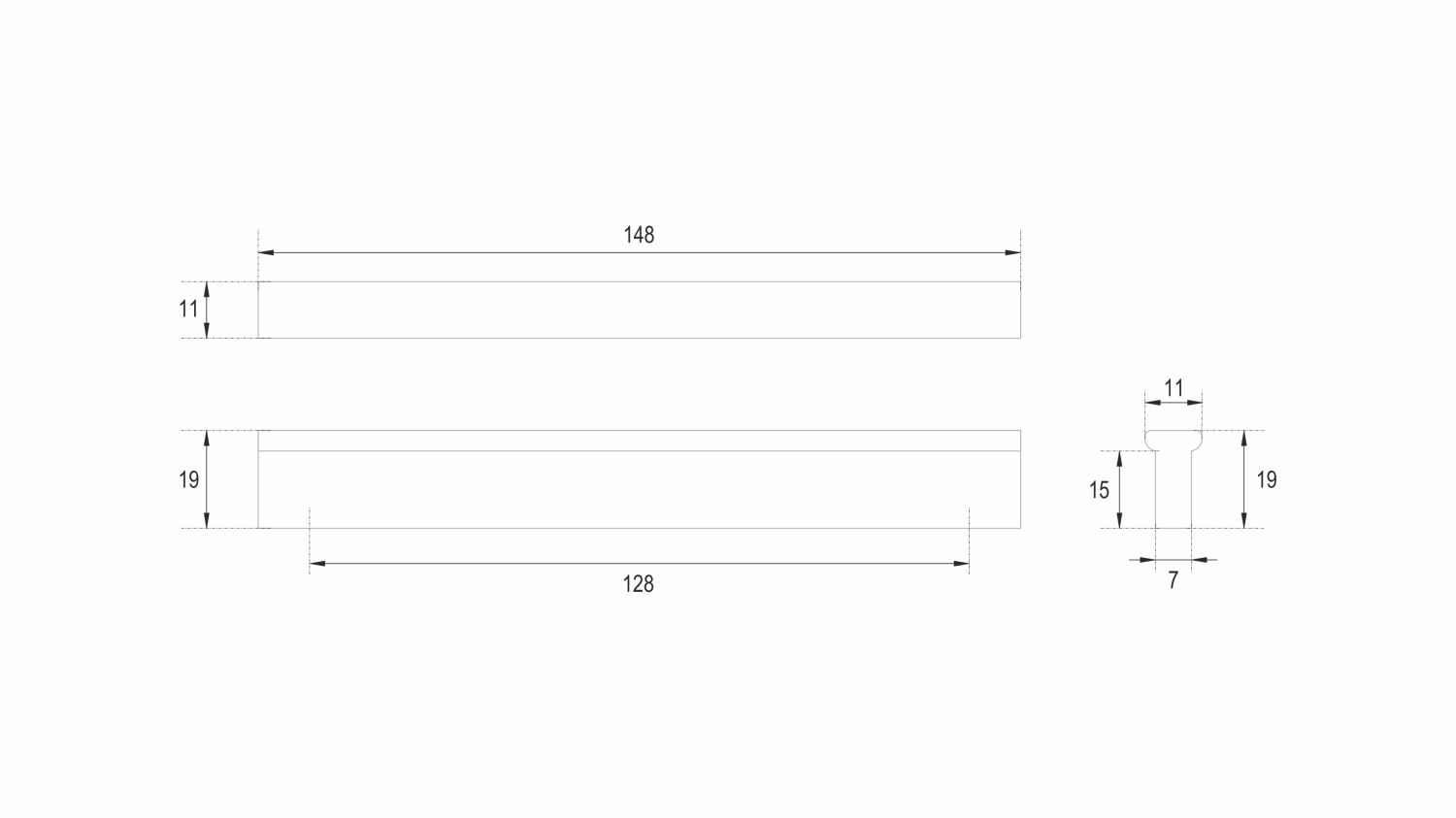 ручка RS066W.4/128  PORT (30)
