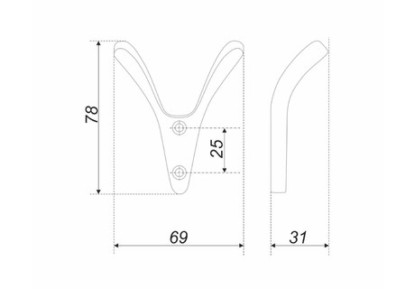 крючок K212BSN.2 (25)