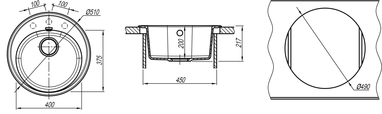  Мойка "Лотос" 510, жасмин FS