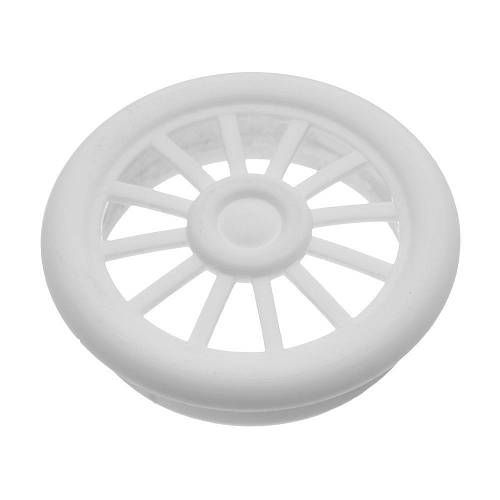 Решетка вентиляции белая d40мм