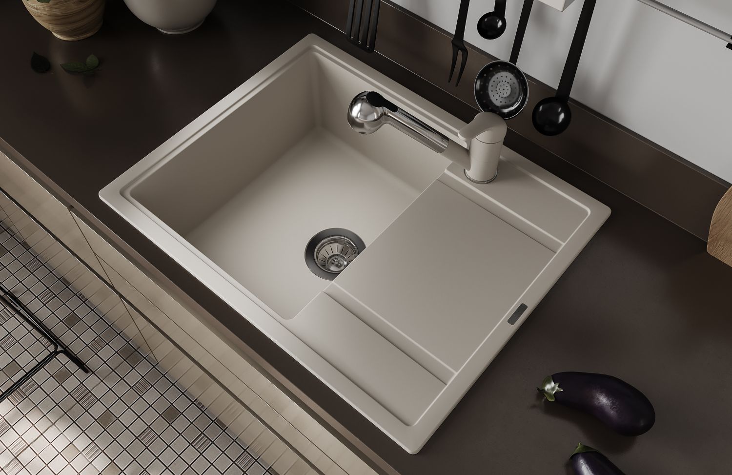  Мойка "Липси" 650, грей FSm