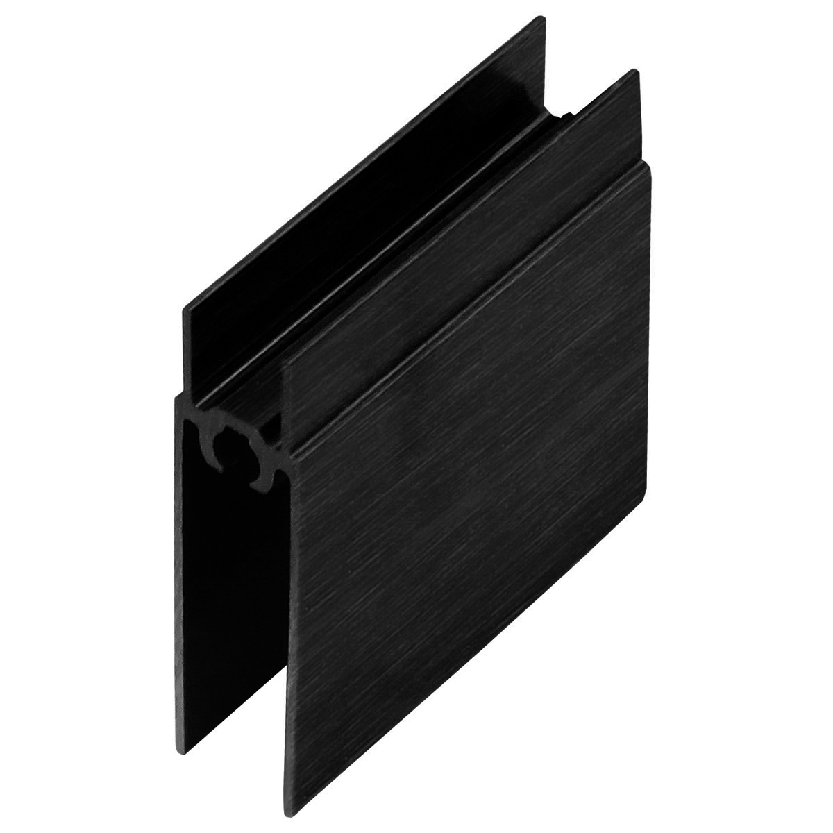 Рамка нижняя, Черный браш, 4000 мм