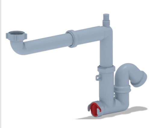 Сифон д/кухни серия F5320, без выпуска (25)