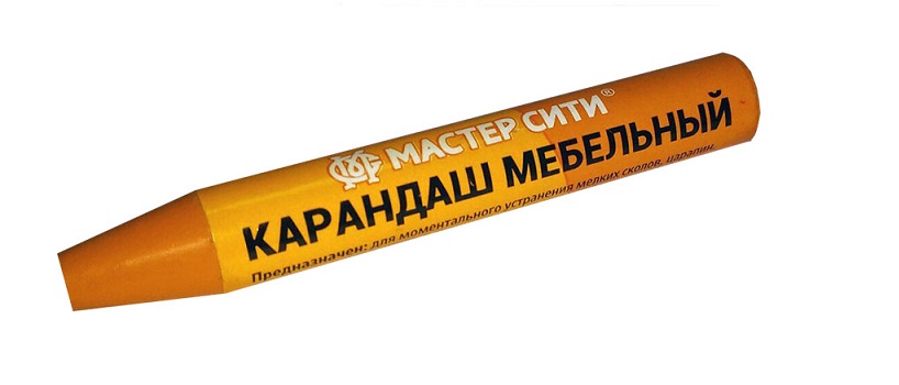 Карандаш мебельный оранжевый