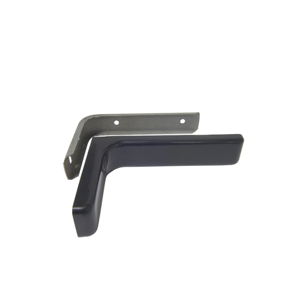 Полкодержатель с пласт. заглушкой (183х114х35) черный