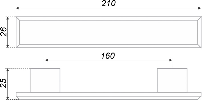 ручка RS061BL/AL.4/160 (Брак)
