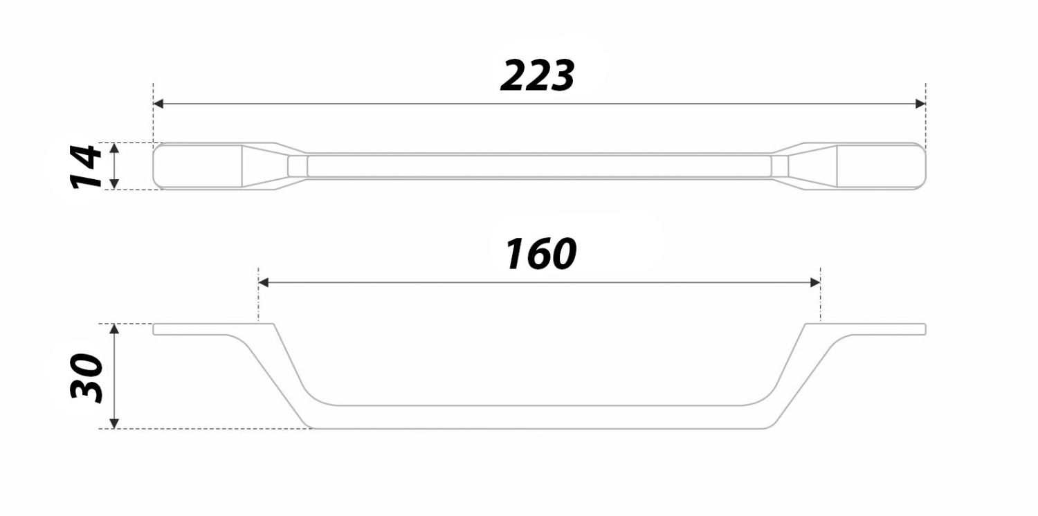 Ручка RS297BL.4/160 NUUK (30)