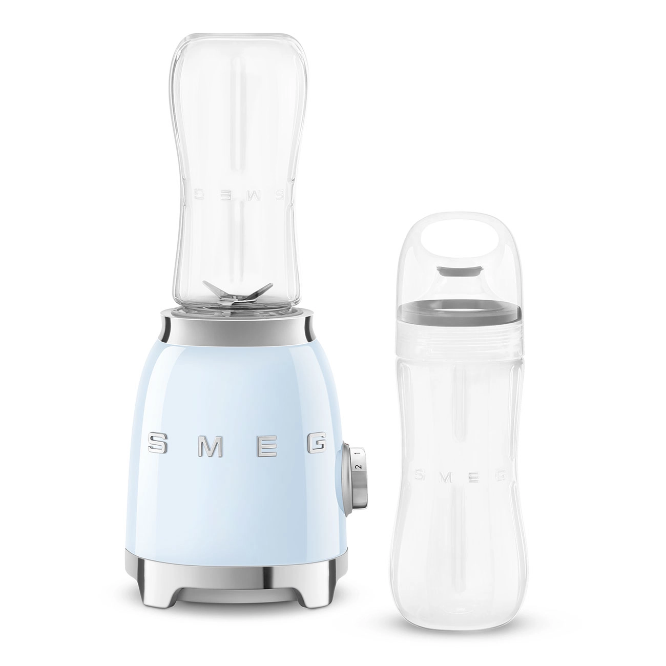 Мини блендер, SMEG PBF01PBEU, цвет пастельный голубой