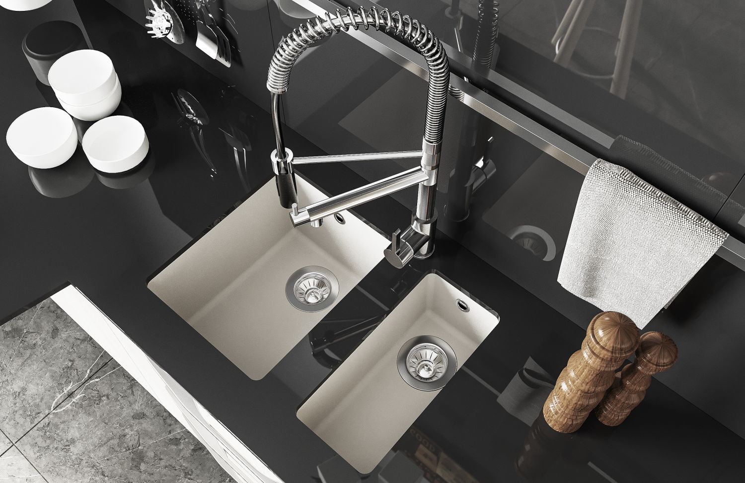  Мойка "Вега" 335/160, жасмин FS