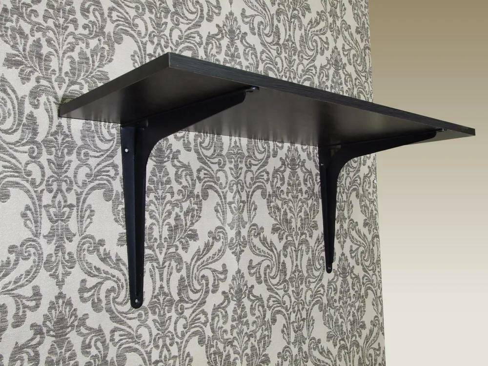 Полкодержатель "Консоль" 125*150 черный