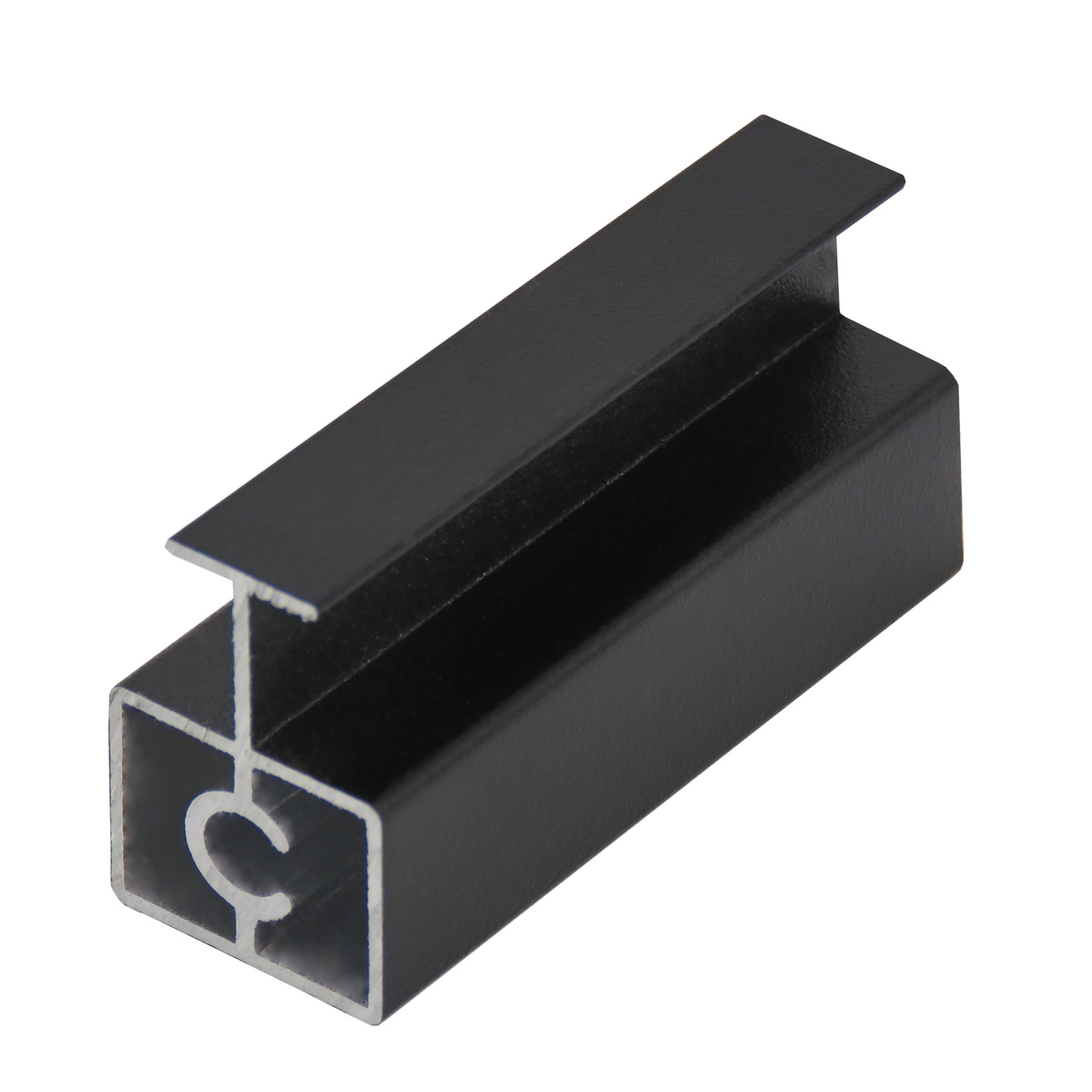 Профиль двухсторонний со стяжкой ELEPHANT Черный муар 5900 мм