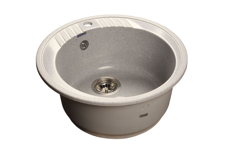 Мойка GranFest мрамор RONDO R-520 (d=520мм) Серый