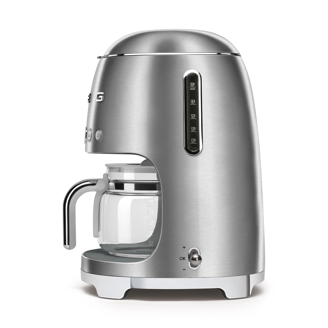 Капельная кофеварка SMEG DCF02SSEU, нержавеющая сталь матовая