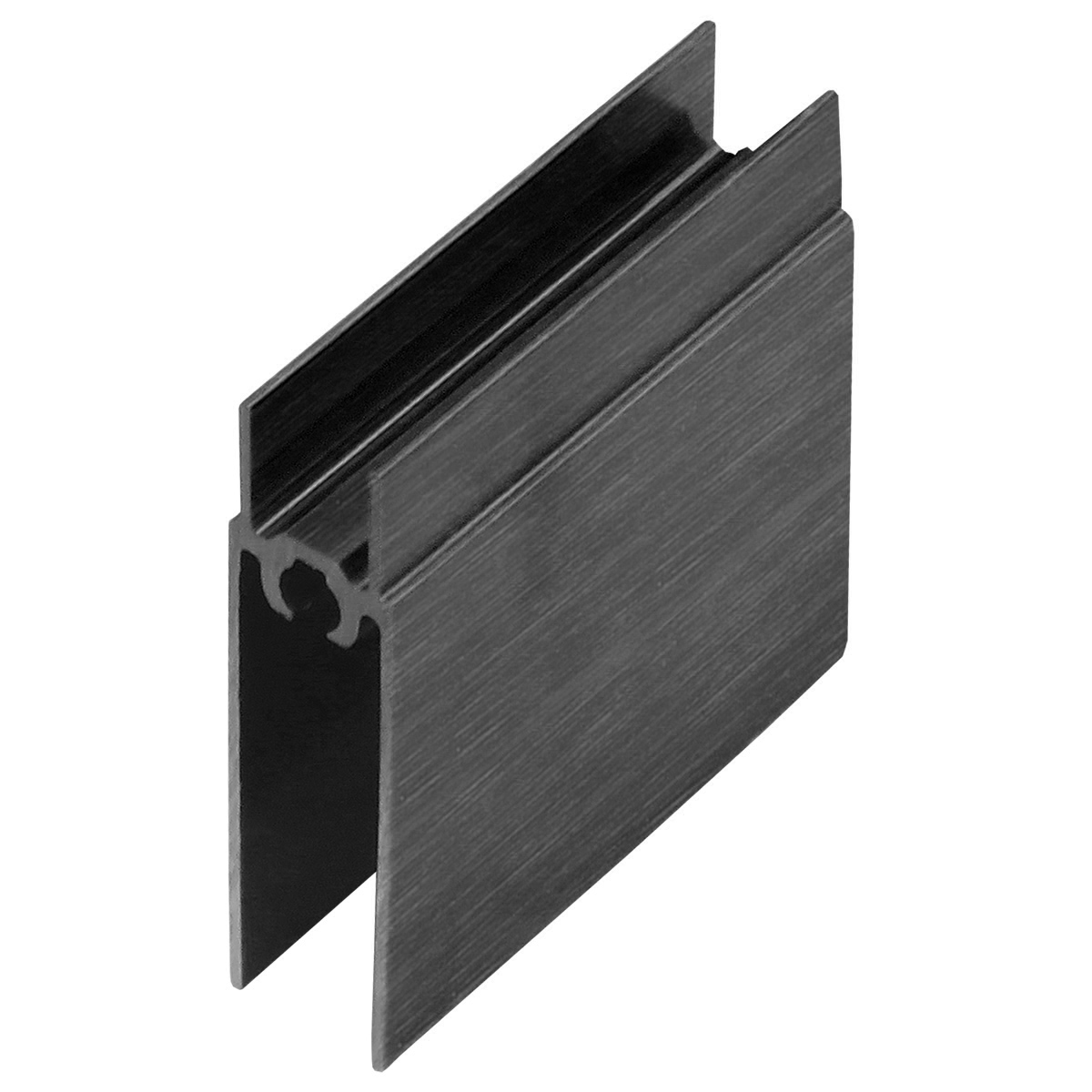 Рамка нижняя, Графит браш, 1500 мм