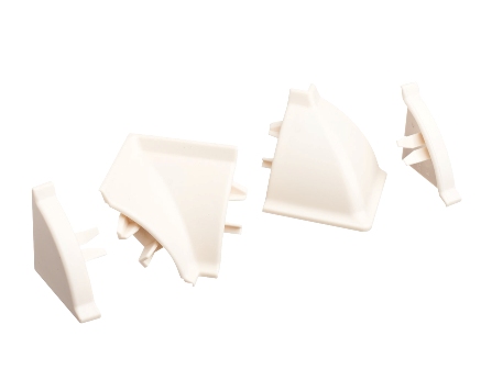 Полкодержатель с пласт. заглушкой (183х114х35) бежевый