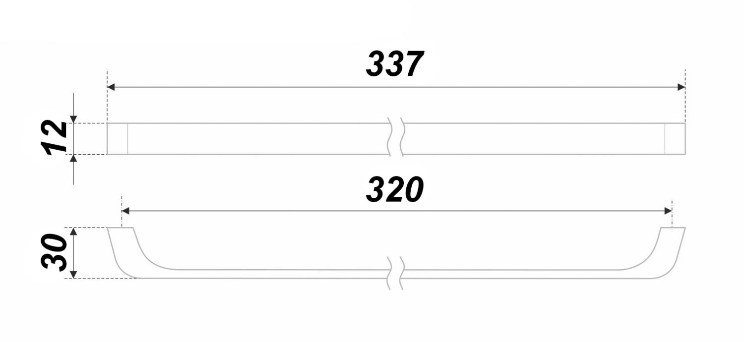 Ручка RS219BSN.4/320 JETLINE (25)/ПОД ЗАКАЗ