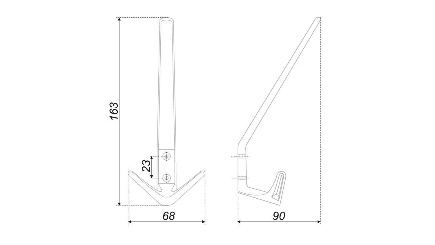 крючок K305.05BL.6 HORNY (10)